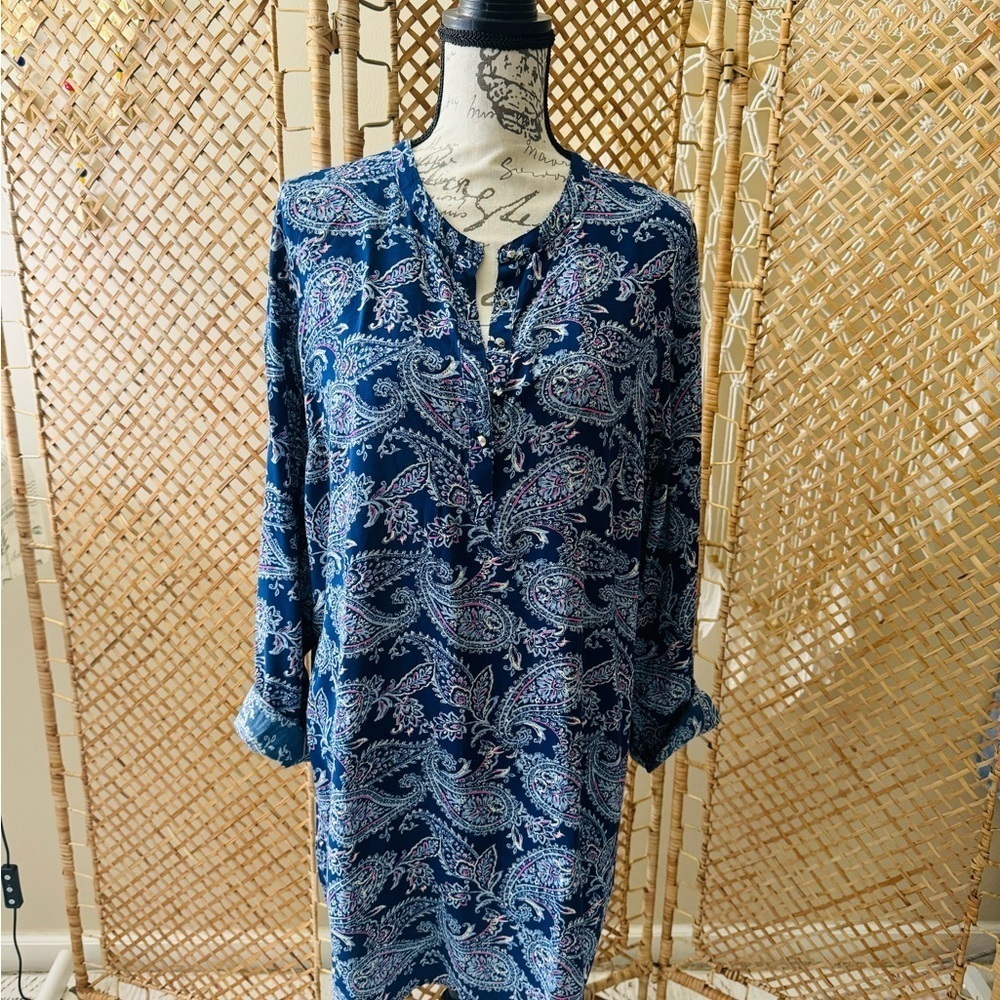 Blue Floral Tunic / Dress